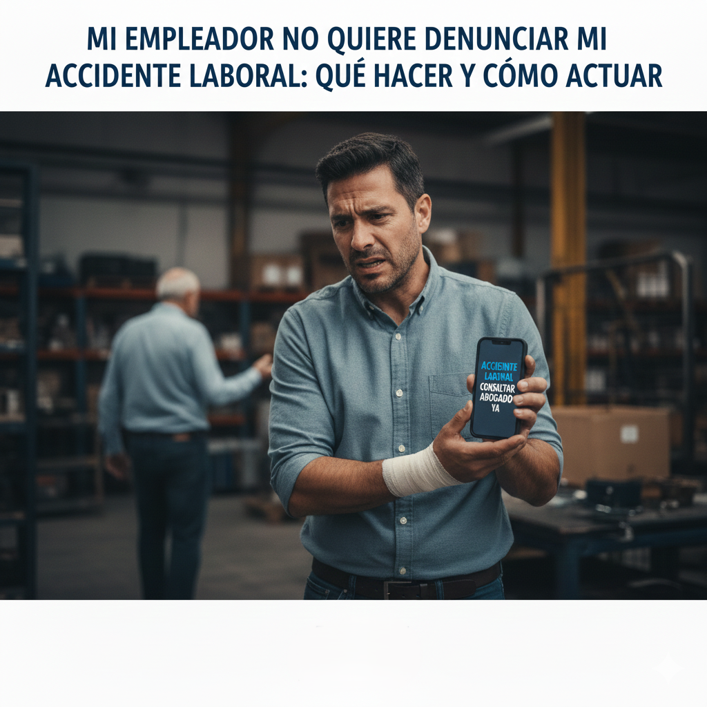 Empleador no denuncia accidente laboral