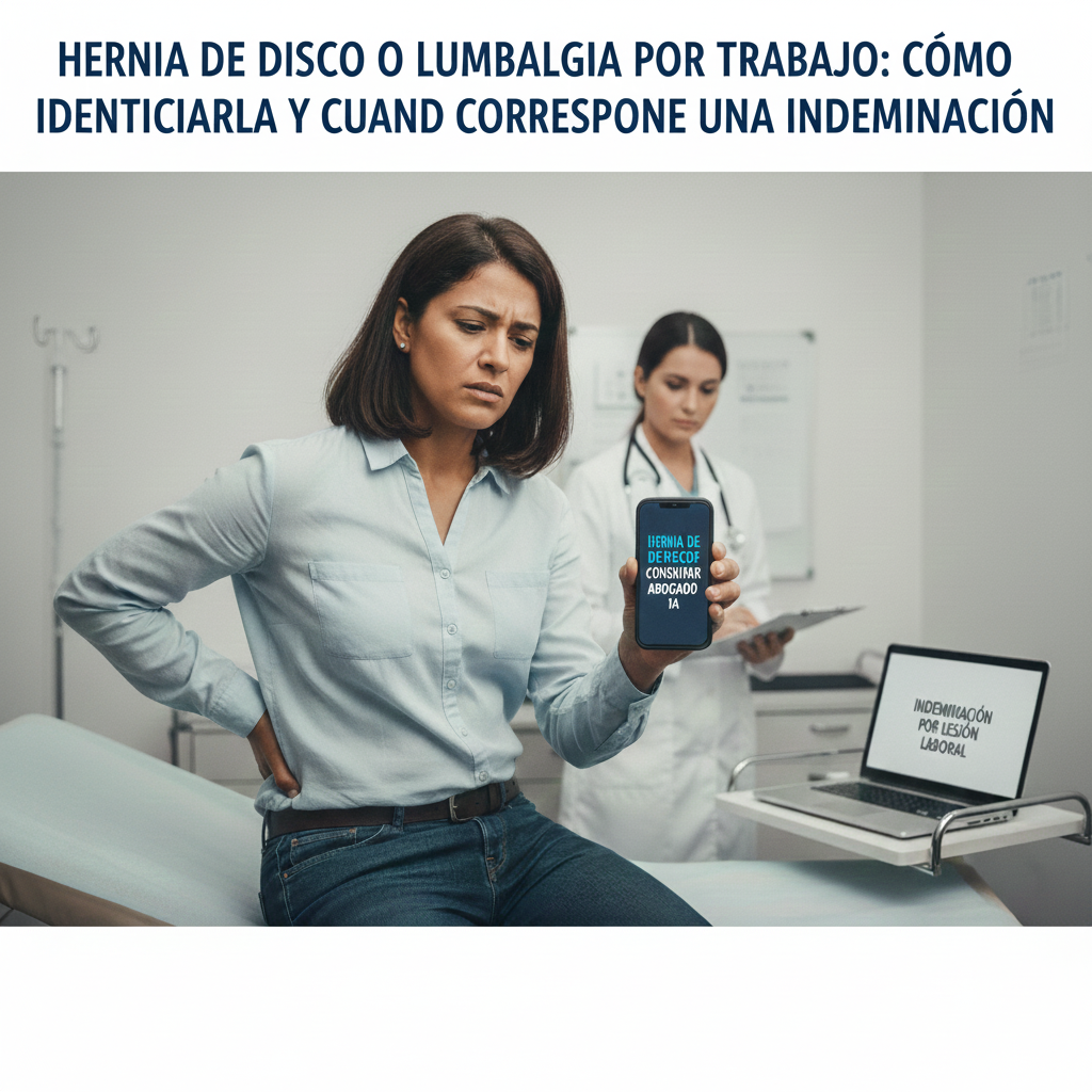 Hernia de disco laboral